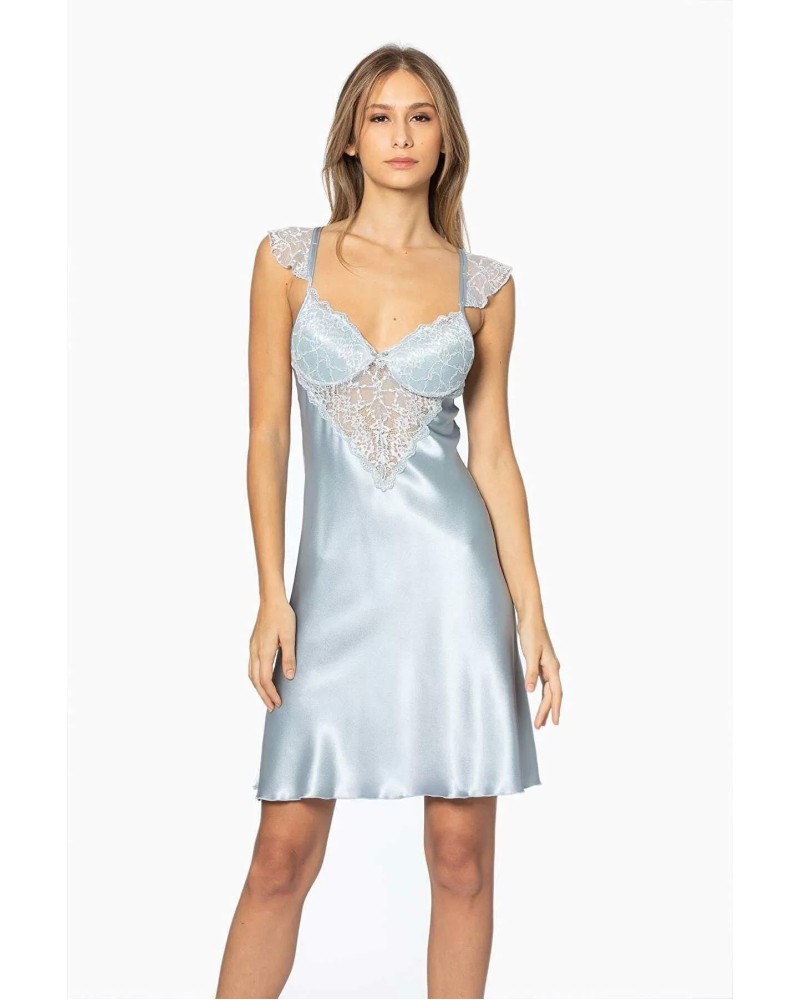 Pierre Cardin Midi Dantel Sabahlık Gecelik Set 4240 Mist