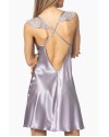 Pierre Cardin Midi Dantel Sabahlık Gecelik Set 4240 Royal