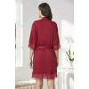 Pierre Cardin Penye Dantelli Gecelik Sabahlık Takım 4020 Bordo Pierre Cardin Penye Dantelli Gecelik Sabahlık Takım 4020 Bordo
