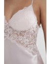 Pierre Cardin Pudra Saten Güpürlü Gecelik 608 Pierre Cardin Pudra Saten Güpürlü Gecelik 608