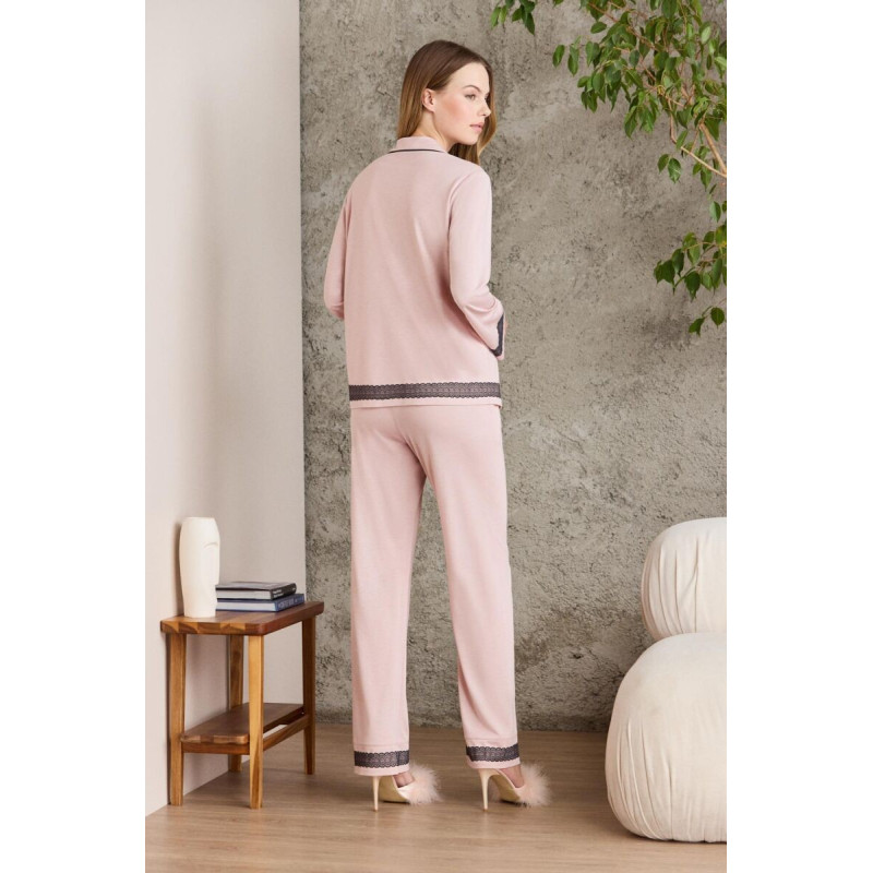 Pierre Cardin Pudra Penye Kadın Pijama Takımı 2200 Pierre Cardin Pudra Penye Kadın Pijama Takımı 2200