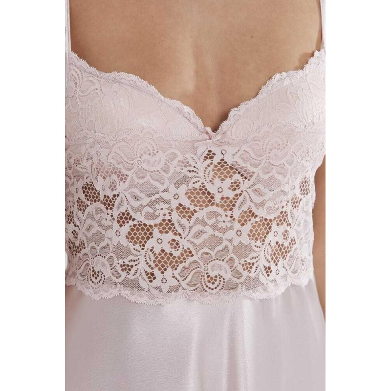 Pierre Cardin Pudra Sütyen Kaplı Sabahlık Gecelik Set 4265