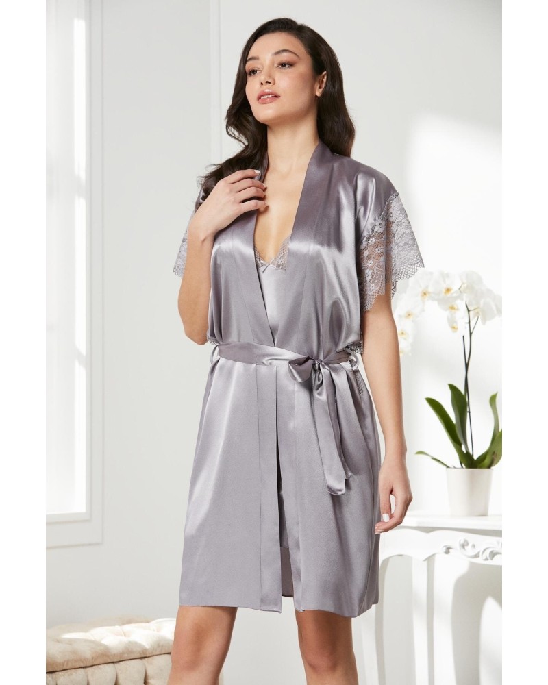 Pierre Cardin Royal Saten Dantelli Gecelik Sabahlık Takım 4438 Pierre Cardin Royal Saten Dantelli Gecelik Sabahlık Takım 4438