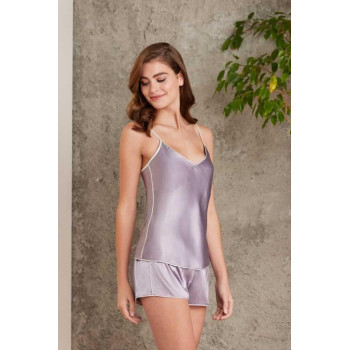 Pierre Cardin Saten 4lü Gecelik Sabahlık Şort Seti Royal 7200 Pierre Cardin Saten 4lü Gecelik Sabahlık Şort Seti Royal 7200
