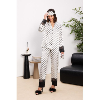 Pierre Cardin Saten Biyeli Kadın Pijama Takımı - 1300