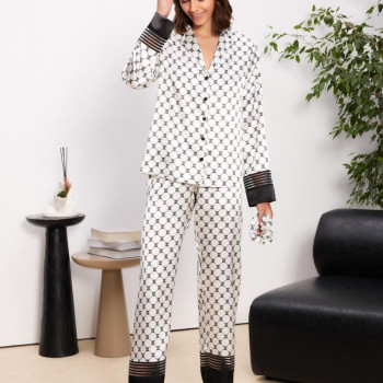 Pierre Cardin Saten Biyeli Kadın Pijama Takımı - 1300