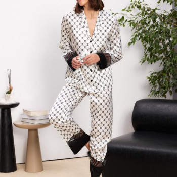 Pierre Cardin Saten Biyeli Kadın Pijama Takımı - 1300