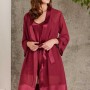 Pierre Cardin Saten Bordo Dörtlü Gelin Çeyiz Seti 7085