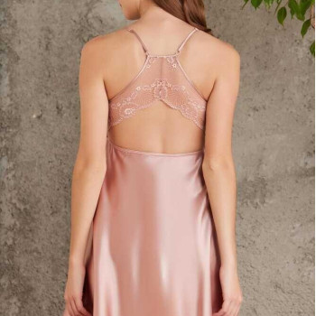 Pierre Cardin Saten Brandy Dörtlü Gelin Çeyiz Seti 7085