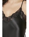 Pierre Cardin Saten Dantelli Gecelik 870 Siyah Pierre Cardin Saten Dantelli Gecelik 870 Siyah