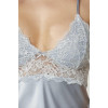Pierre Cardin Saten Dantelli Gecelik 890 Mist