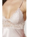 Pierre Cardin Saten Dantelli Gecelik 890 Pudra Pierre Cardin Saten Dantelli Gecelik 890 Pudra