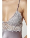 Pierre Cardin Saten Dantelli Gecelik 890 Royal
