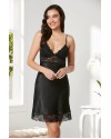 Pierre Cardin Saten Dantelli Gecelik 890 Siyah Pierre Cardin Saten Dantelli Gecelik 890 Siyah