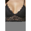 Pierre Cardin Saten Dantelli Gecelik 890 Siyah