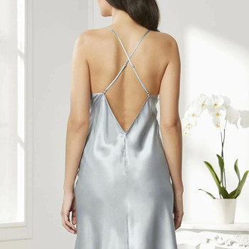 Pierre Cardin Saten Dantelli Gecelik Sabahlık Takım 4280 Mist