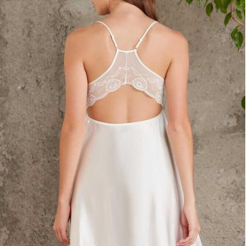 Pierre Cardin Saten Ekru Dörtlü Gelin Çeyiz Seti 7085