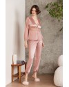Pierre Cardin Saten Gecelik Sabahlık Pijama Şort 6'lı Gelin Çeyiz Seti brandy 6005
