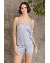Pierre Cardin Saten Gecelik Sabahlık Pijama Şort Takım 6'lı Çeyiz Seti 6000 mist Pierre Cardin Saten Gecelik Sabahlık Pijama Şort Takım 6'lı Çeyiz Seti 6000 mist
