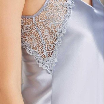 Pierre Cardin Saten Gecelik Sabahlık Pijama Şort Takım 6'lı Çeyiz Seti 6000 mist