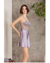 Pierre Cardin Saten Gecelik Sabahlık Pijama Şort 6'lı Gelin Çeyiz Seti Royal 6005 Pierre Cardin Saten Gecelik Sabahlık Pijama Şort 6'lı Gelin Çeyiz Seti Royal 6005