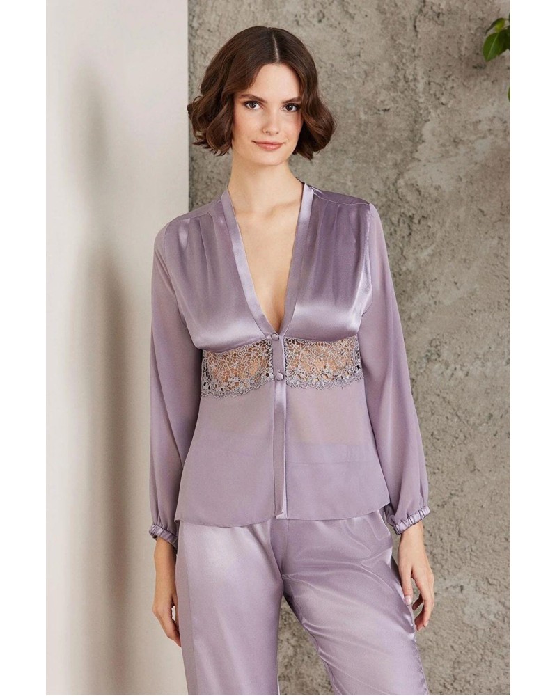 Pierre Cardin Saten Gecelik Sabahlık Pijama Şort 6'lı Gelin Çeyiz Seti Royal 6005 Pierre Cardin Saten Gecelik Sabahlık Pijama Şort 6'lı Gelin Çeyiz Seti Royal 6005