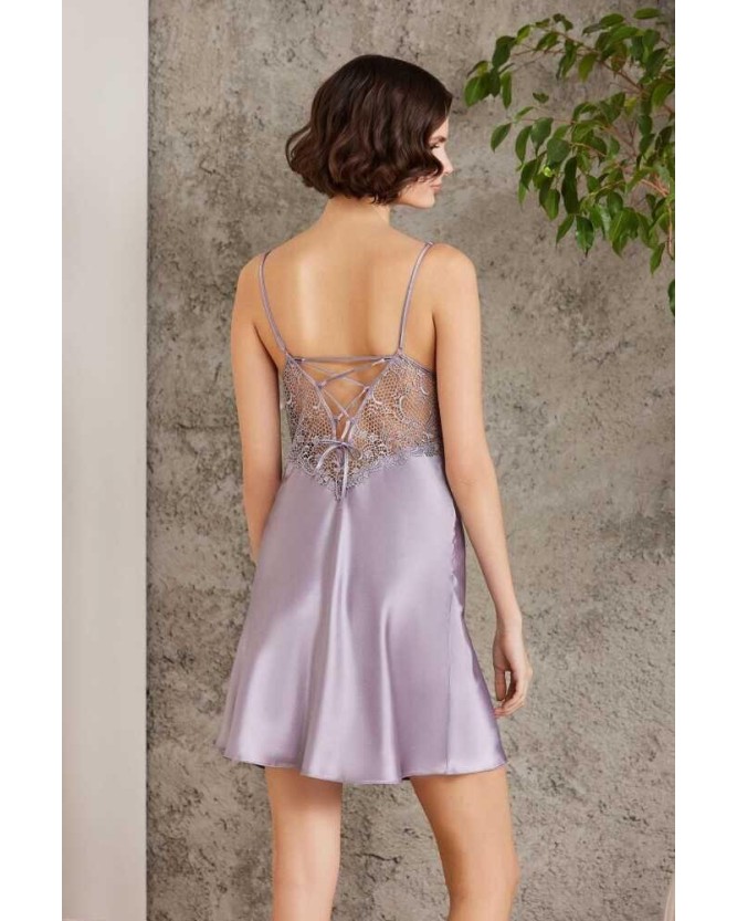 Pierre Cardin Saten Gecelik Sabahlık Pijama Şort Takım 6'lı Gelin Seti 6000 Royal