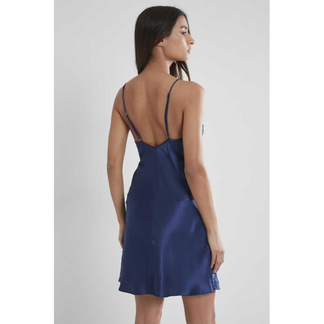 Pierre Cardin Saten Güpürlü Gecelik 624 Laci