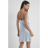Pierre Cardin Saten Güpürlü Gecelik 624 Mist Pierre Cardin Saten Güpürlü Gecelik 624 Mist