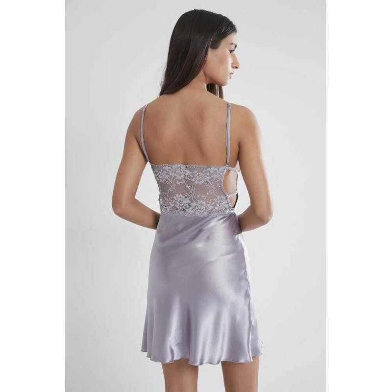 Pierre Cardin Saten Güpürlü Gecelik 630