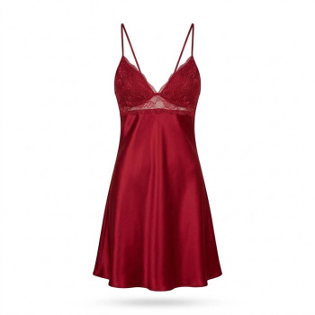 Pierre Cardin Saten Güpürlü Kaplı Gecelik 600