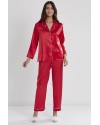 Pierre Cardin Saten Kadın Pijama Takımı 1200 Kırmızı