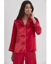 Pierre Cardin Saten Kadın Pijama Takımı 1200 Kırmızı
