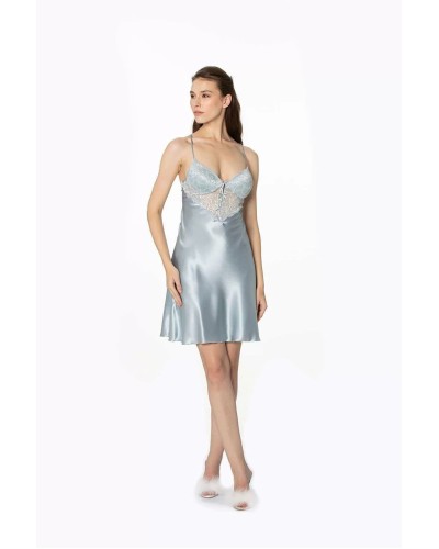 Pierre Cardin Saten Kaplı Gecelik 680 Mist