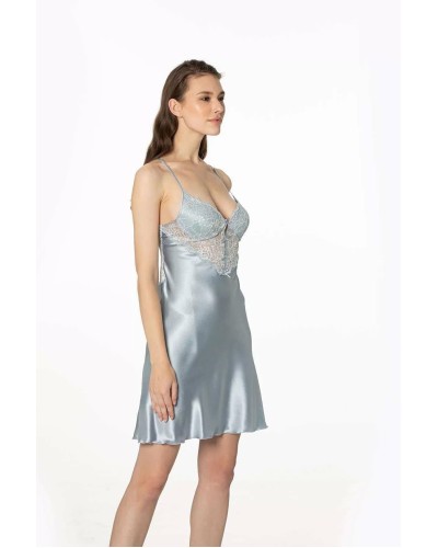 Pierre Cardin Saten Kaplı Gecelik 680 Mist