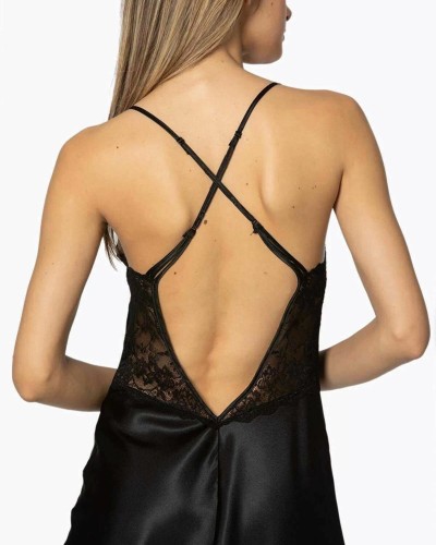 Pierre Cardin Saten Kaplı Gecelik 680 Siyah Pierre Cardin Saten Kaplı Gecelik 680 Siyah