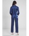 Pierre Cardin Saten Pijama Takımı 1200 Lacivert Pierre Cardin Saten Pijama Takımı 1200 Lacivert