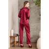 Pierre Cardin Saten Pijama Takımı 1200 Bordo