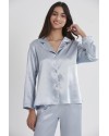 Pierre Cardin Saten Pijama Takımı 1200 Mist Pierre Cardin Saten Pijama Takımı 1200 Mist