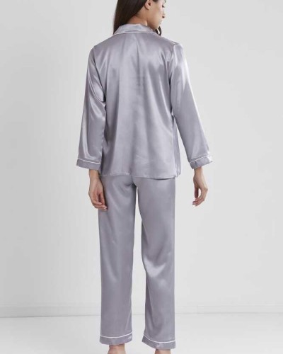 Pierre Cardin Saten Pijama Takımı 1200 Royal