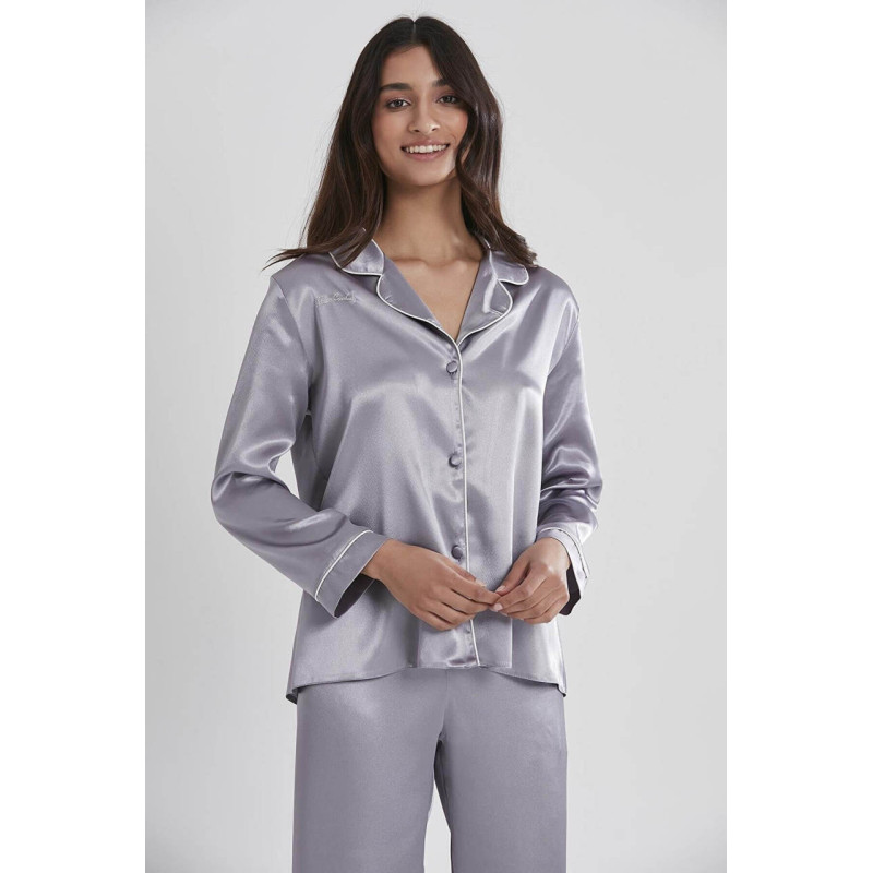 Pierre Cardin Saten Pijama Takımı 1200 Royal