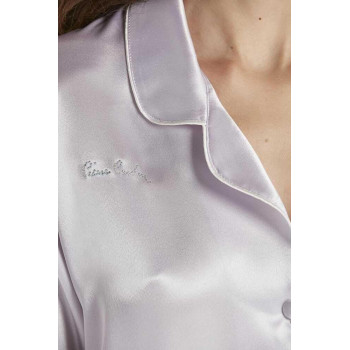 Pierre Cardin Saten Pijama Takımı 1200 Viola