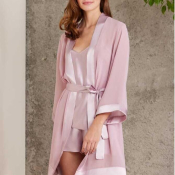 Pierre Cardin Saten Rose Dörtlü Gelin Çeyiz Seti 7085