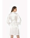 Pierre Cardin Saten Taşlı Bride Gelin Sabahlık 1000