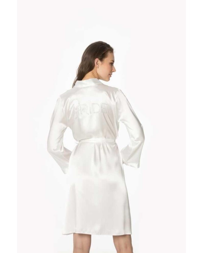 Pierre Cardin Saten Taşlı Bride Gelin Sabahlık 1000