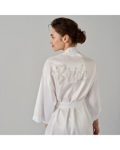 Pierre Cardin Saten Taşlı Bride Gelin Sabahlık 1000