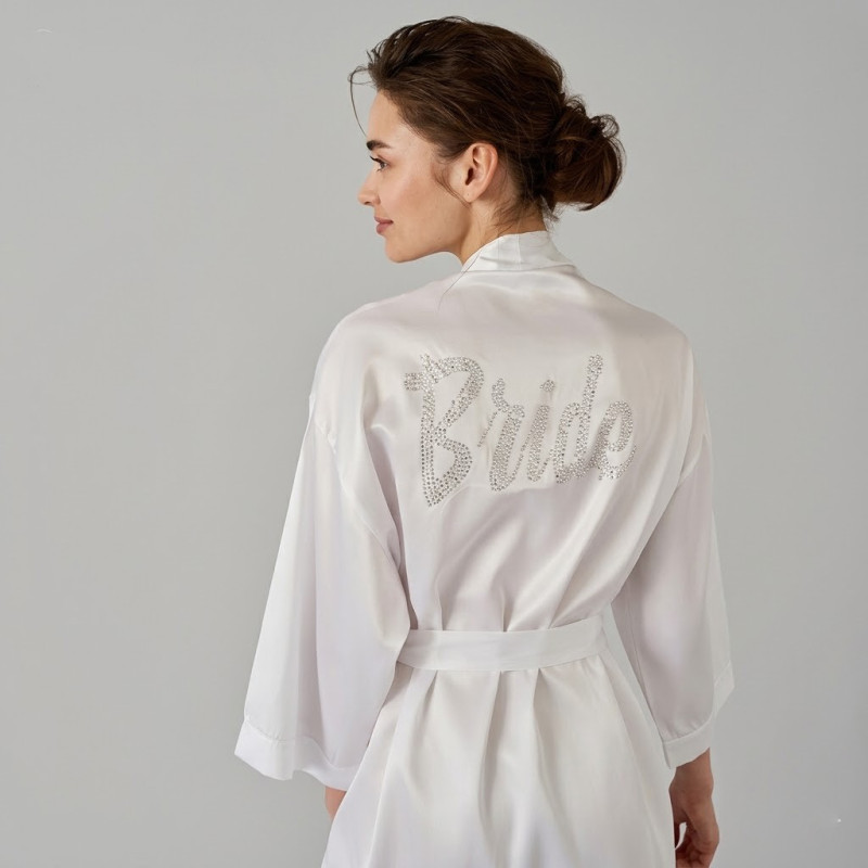 Pierre Cardin Saten Taşlı Bride Gelin Sabahlık 1000 Pierre Cardin Saten Taşlı Bride Gelin Sabahlık 1000