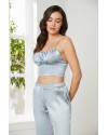 Pierre Cardin Mist Saten 3'lü Pijama Takım 2075 Pierre Cardin Mist Saten 3'lü Pijama Takım 2075