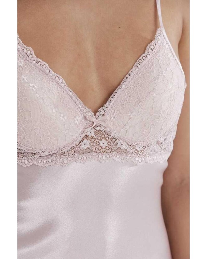 Pierre Cardin Sütyen Kaplı Pudra Sabahlık Gecelik Set 4285