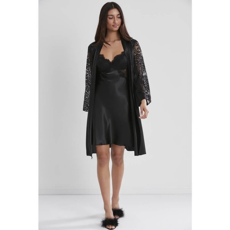 Pierre Cardin Sütyen Kaplı Sabahlık Gecelik 4025